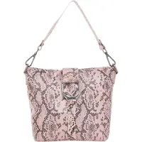 Faina Bolso de hombro rosa / negro