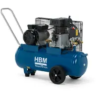 HBM compresor accionado por correa, 50 litros