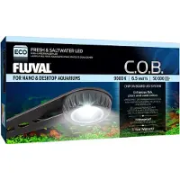 Fluval Iluminación para acuarios Nano C.O.B. LED, apta para agua dulce y salada