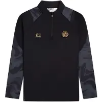 Cruyff Defense 1/4 Zip Top Black Talla: 152 | Ropa Deportiva Outlet | Unisex | Negro