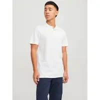 Jack & Jones Camiseta 'JJEBasic' rojo / blanco