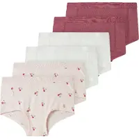 Name it Calzoncillo oliva / magenta / rosa pastel / blanco