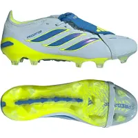 Adidas adidasBota de fútbol con lengüeta plegable PREDATOR ELITE césped natural seco 48 2/3 Crystal Sky / Ray Blue / Team Solar Yellow 2 Unisex