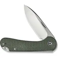CIVIVI Elementum Slip Joint C18062AJ-2 Satin, Green Micarta, navaja slipjoint