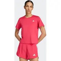 Adidas - Women's Workout Essentials Crew Neck T-Shirt - Camiseta funcional size XXL, rojo/fucsia