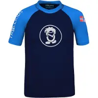 TROLLKIDS - Kid's Kvalvika T - Camiseta funcional size 140, azul