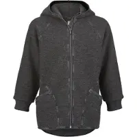 Engel - Baby Hooded Zip-Up Jacket - Chaqueta de lana size 86/92, gris