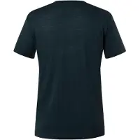 Super.natural - Sierra 140 V Neck - Camiseta de manga corta size S, negro/azul