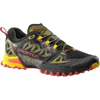 La Sportiva - Zapatillas de trail - Bushido III GTX Black/Yellow - Talla 43,5 - Negro