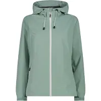 CMP - Women's Jacket Fix Hood with Pack Pocket - Chaqueta impermeable size 46, turquesa