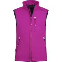 TROLLKIDS - Kid's Trollfjord Vest - Chaleco softshell size 128, fucsia/morado