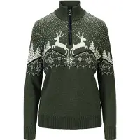 Dale of Norway - Women's Dale Christmas Sweater - Jerséis de lana merina size L, oliva