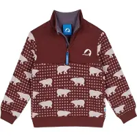 Finkid - Kid's Masi Nordik - jersey de lana size 110/120, rojo