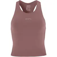 Craft - Women's Hypervent Cropped Pocket Singlet - Camiseta de running size XL, marrón