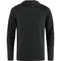 Fjällräven - Abisko Sun-Hoodie - Camiseta funcional size XS, negro
