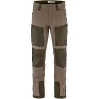 Fjall Raven - Ropa de senderismo - Keb Agile Trousers M Suede Brown Dark Olive de Softshell - Talla XS/S - Marrón