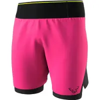 Dynafit - Ropa para trail running - Dna Ultra M 2/1 Shorts Pink Glo - Talla L - Rosa