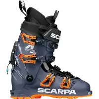 Scarpa - Botas de esquí para hombre - 4-Quattro GT Titan Orange de Aluminio - Talla 44,5 - Azul marino