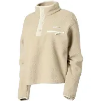 Columbia - Marcas - Helvetia II Cropped Half Snap Fleece Ancient Fossil Dark Stone Chalk para Mujer de Nylon - Talla M - Beige