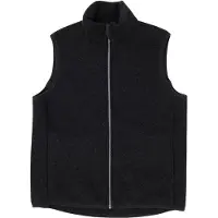 Engel - Men's Vest - Chaleco de lana merina size 54/56, negro