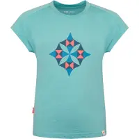 TROLLKIDS - Girl's Sandefjord T - Camiseta de merino size 104, turquesa