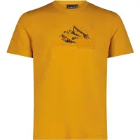 CMP - S/S T-Shirt - Camiseta funcional size 56, naranja/amarillo