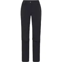 Vaude - Women's Farley Stretch Zip Off Capri Pants - Pantalones de trekking size 44 - Regular, negro
