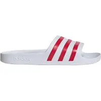 Adidas - Adilette Aqua - Sandalias size 8, blanco
