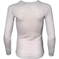 Isbjörn of Sweden - Teen's Husky Sweater Baselayer - Ropa interior merino size 146/152, gris