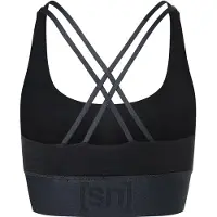 Super.natural - Women's Lux Super Top - Sujetador deportivo size L, negro