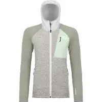 Ortovox - Women's Fleece Grid Plus Classic Knit Hoody - Forro polar size L, gris