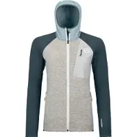 Ortovox - Women's Fleece Grid Plus Classic Knit Hoody - Forro polar size M, gris