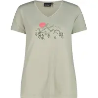 Campagnolo - Women's T-Shirt V-Neck - Camiseta funcional size 46, gris/beige