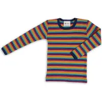 Engel - Kids' Undershirt L/S - Ropa interior merino size 128, multicolor
