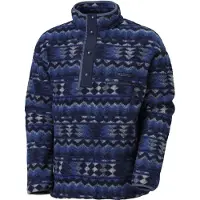 Columbia - Helvetia II Printed Half Snap Fleece - Jerséis de forro polar size XXL, azul
