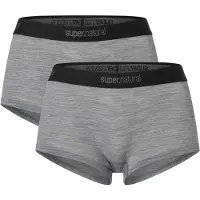 Super.natural - Women's Tundra 175 Hipster 2 Pack - Pantalones interiores size XS, gris