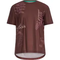Peppermint - Women's Trail Short Sleeve Jersey - Maillot de ciclismo size S, marrón/rojo