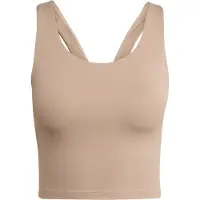 Adidas Performance All Me Medium Support Bra Tank Chalky Brown Talla: M | Sujetadores Deportivos Outlet | Mujer | Marrón