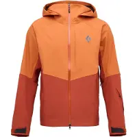 Black Diamond - Chaquetas de esquí - M Recon Stretch Shell Saffron Burnt Sienna de Nylon - Talla M - Naranja