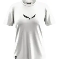 Salewa - Women's Solid Dri-Release S/S Tee - Camiseta de manga corta size 40, blanco/gris