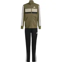 Adidas Chándal 'Seasonal Essentials Tiberio' oliva / negro / blanco
