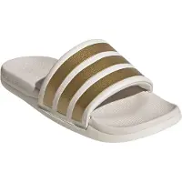 Adidas adidasCHANCLA ADILETTE COMFORT 2.0 40 1/2 Off White / Gold Metallic / Chalk White Mujer