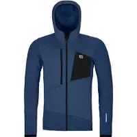 Ortovox - Forros polares - Fleece Grid Hoody M Blue Nunatak de Lana - Talla M - Azul marino