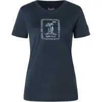Super.natural - Women's Palm Island Bio Jersey Tee - Camiseta de merino size L, azul