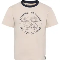 Didriksons - Kid's Mynta T-Shirt 4 - Camiseta de manga corta size 110, beige