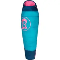 TROLLKIDS - Kid's Fjell Dreamer Extendable - Saco de dormir para niños size 160-190 x 68 x 50 cm - Body Length: 130-170 cm, azul