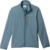 Columbia - Kid's Essential Hike Grid Fleece Full Zip - Forro polar size XL, gris