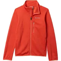 Columbia - Kid's Essential Hike Grid Fleece Full Zip - Forro polar size M, rojo