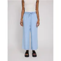 Mazine - Women's Wide Leg Tencel Elastic - Pantalones de ocio size L, azul