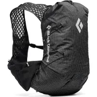 Black Diamond - Women's Distance 8 Backpack - Mochila de trail running size L, negro/gris